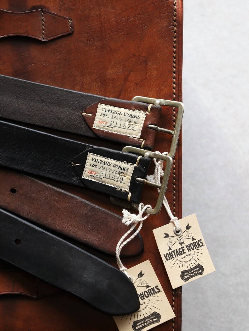 Vintage Works ヴィンテージワークス Leather belt 5Hole レザーベルト 5ホール DH5697