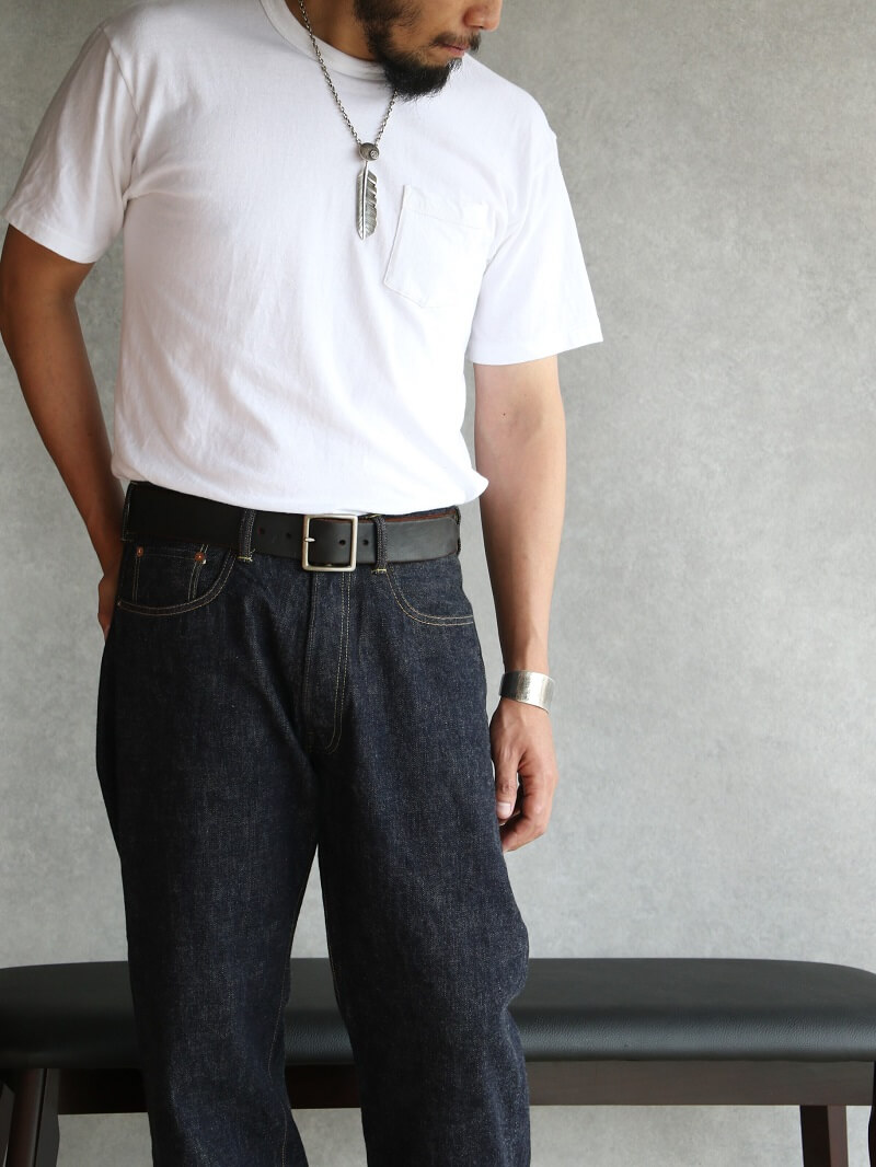 Vintage Works ヴィンテージワークス Leather belt 5Hole レザーベルト 5ホール 茶芯 DH5697