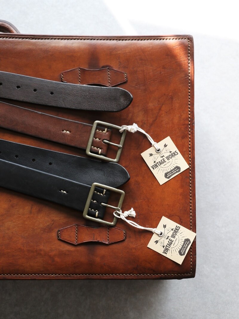 Vintage Works ヴィンテージワークス Leather belt 5Hole レザーベルト 5ホール DH5697