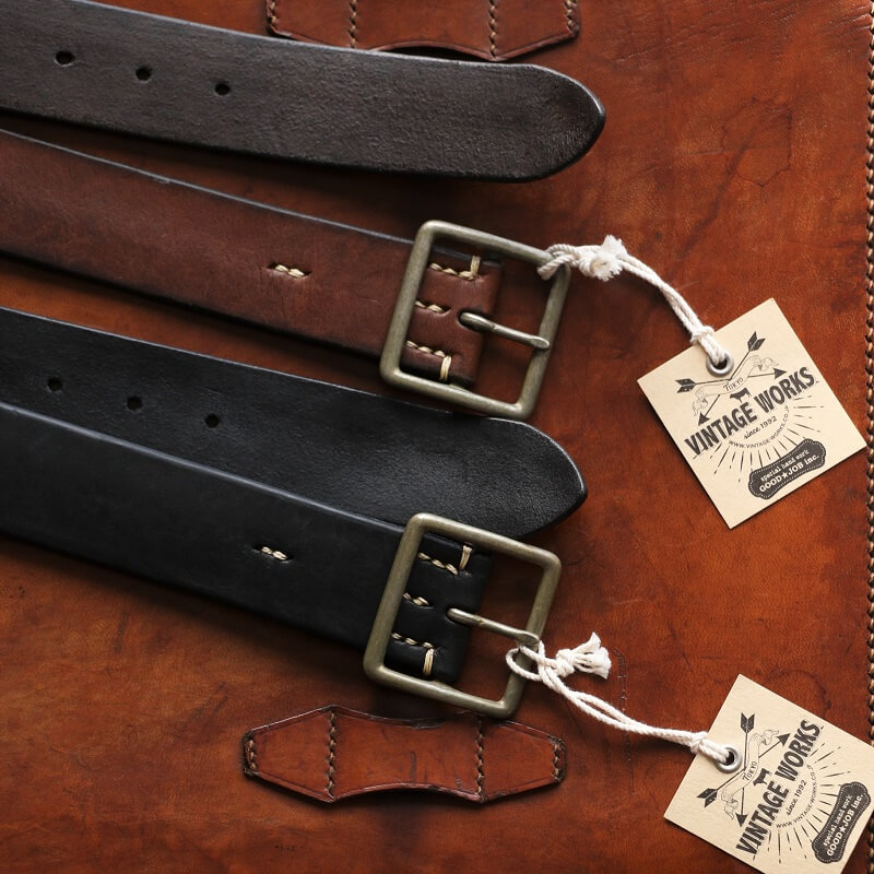 Vintage Works ヴィンテージワークス Leather belt 5Hole レザーベルト 5ホール DH5697