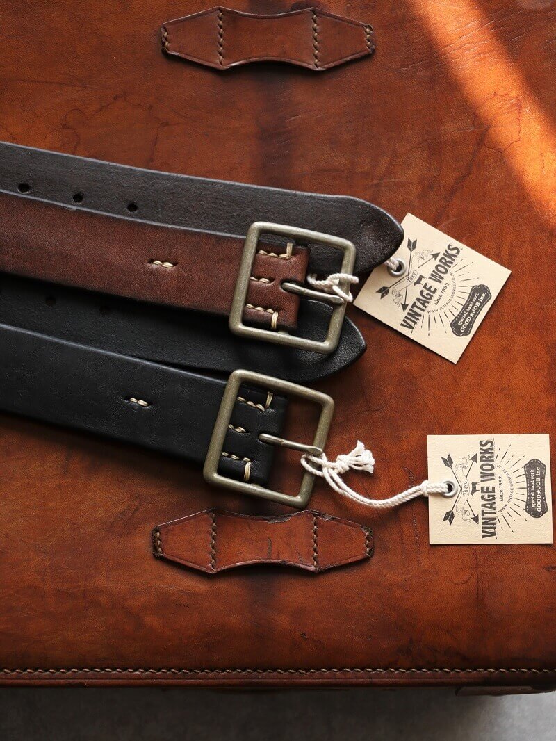 Vintage Works ヴィンテージワークス Leather belt 5Hole レザーベルト