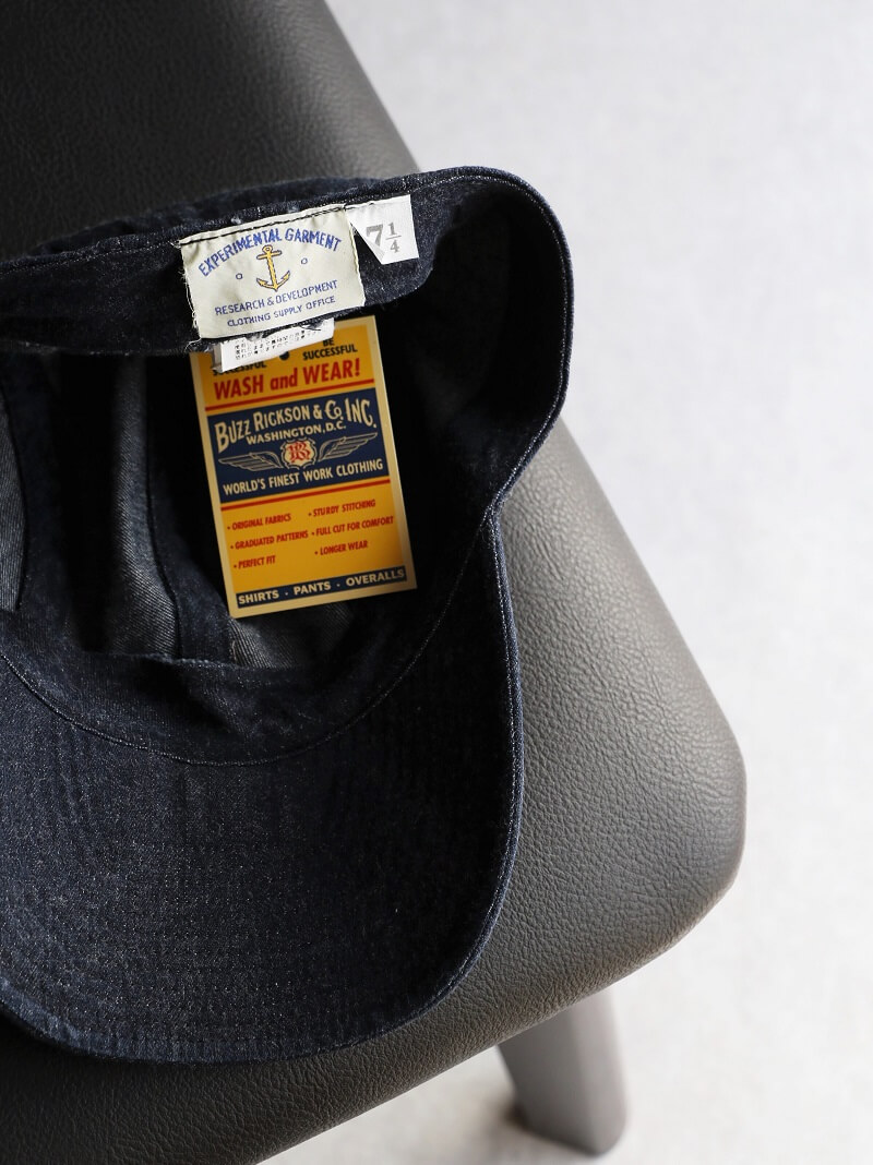 Buzz Rickson's バズリクソンズ U.S.NAVY TEST SAMPLE DENIM CAP テストサンプル デニムキャップ BR02696