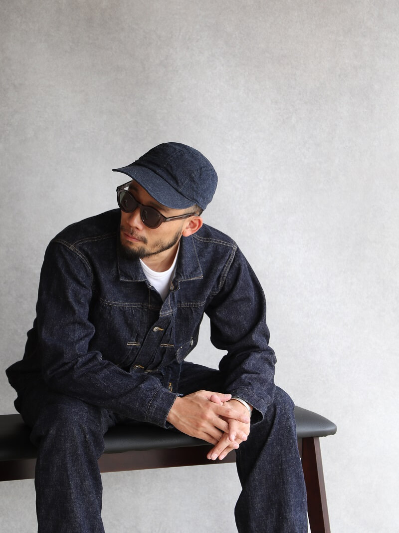 Buzz Rickson's バズリクソンズ U.S.NAVY TEST SAMPLE DENIM CAP テストサンプル デニムキャップ BR02696