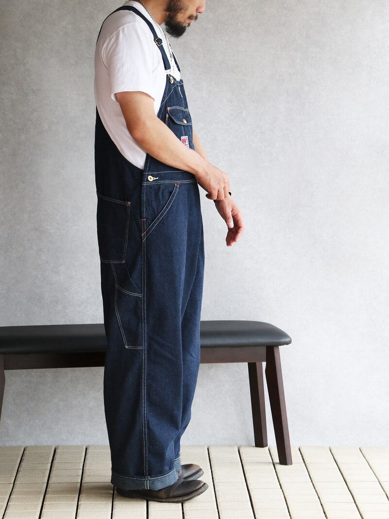 TCB jeans TCBジーンズ Wrecking Crew Pants デニムオーバーオール