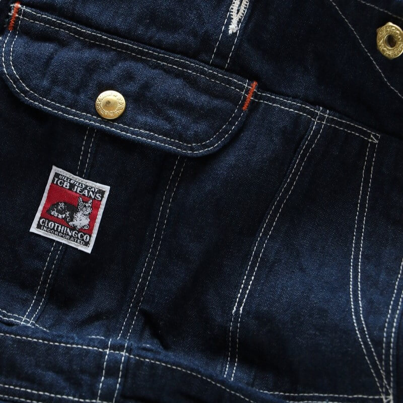 TCB jeans TCBジーンズ Wrecking Crew Pants デニムオーバーオール