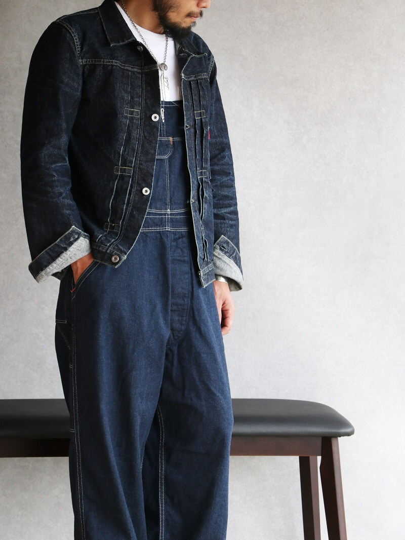 TCB jeans TCBジーンズ Wrecking Crew Pants デニムオーバーオール