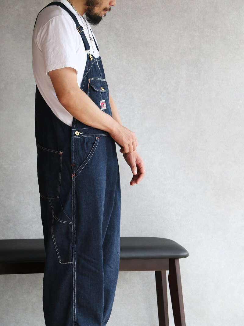 TCB jeans TCBジーンズ Wrecking Crew Pants デニムオーバーオール