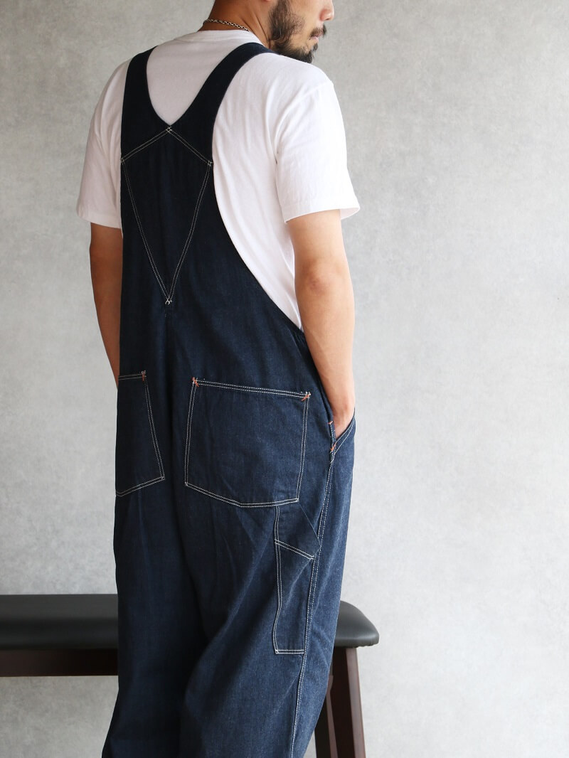 TCB jeans TCBジーンズ Wrecking Crew Pants デニムオーバーオール