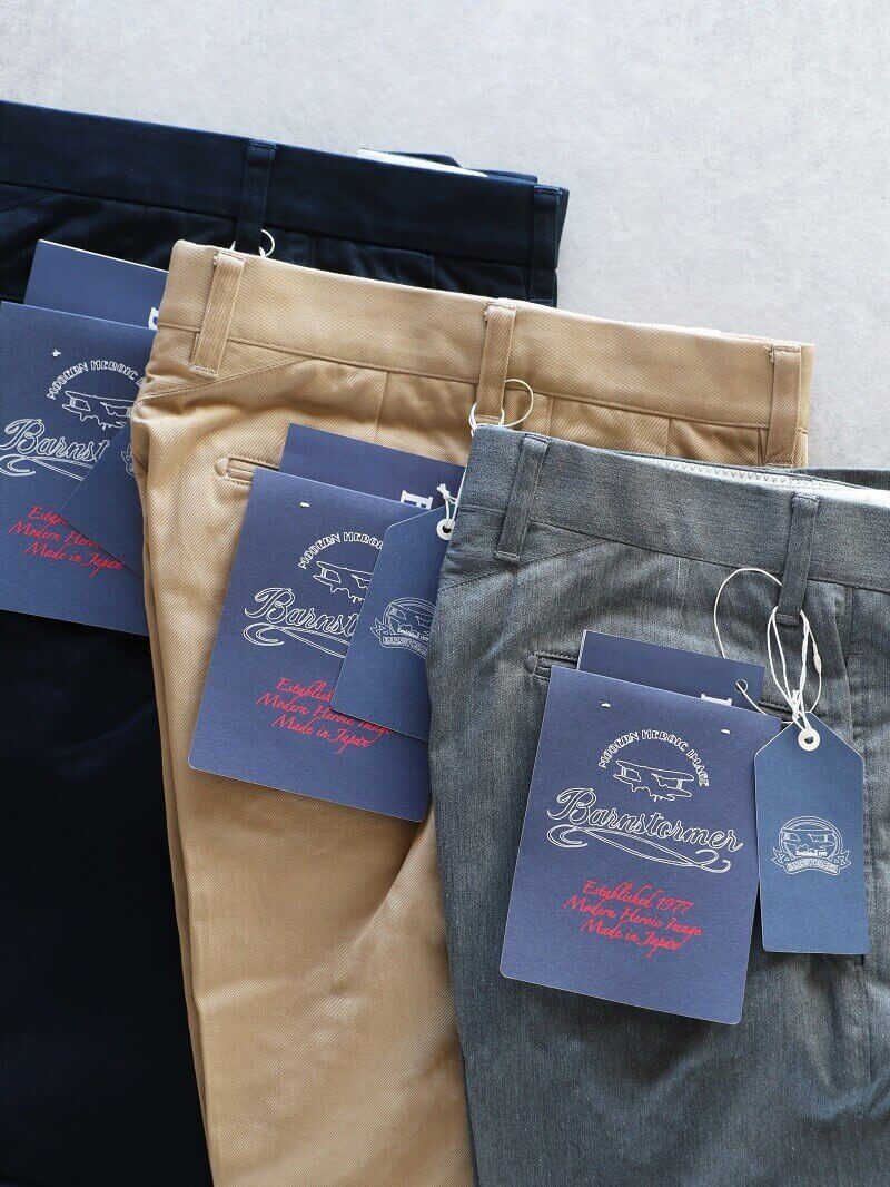 BARNSTORMER バーンストーマー 2P DRESS CHINOS 2タックドレスチノ 1002P