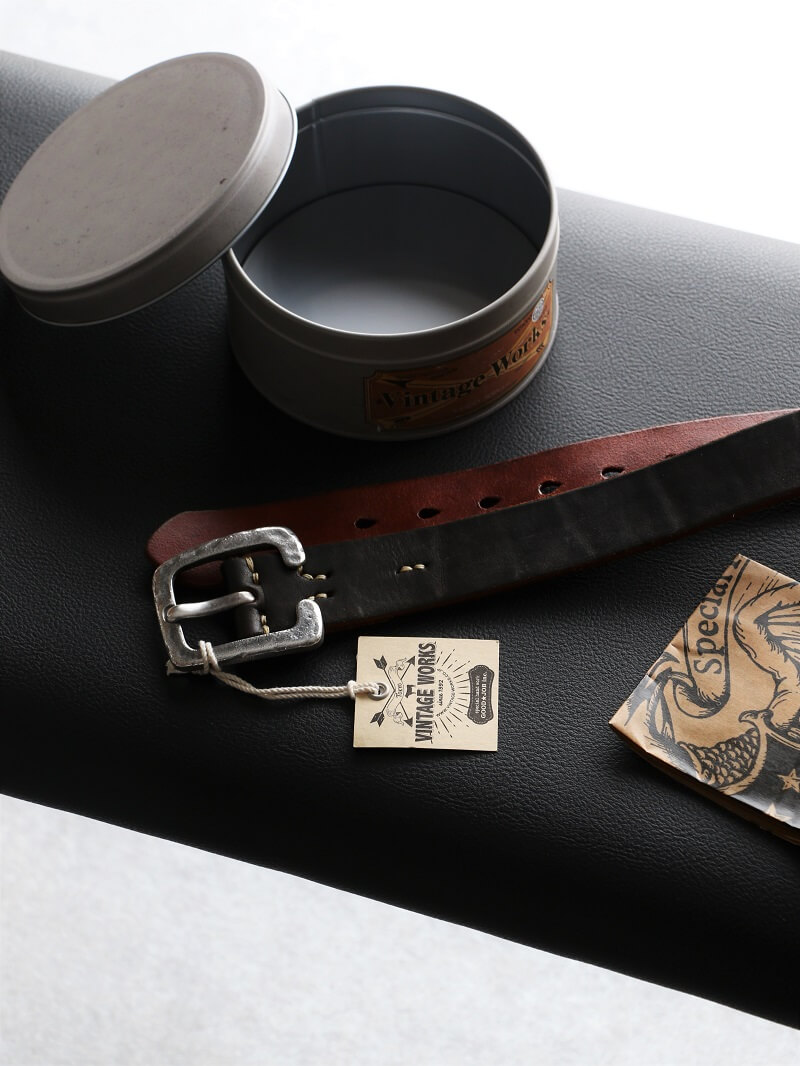 Vintage Works ヴィンテージワークス Leather belt 7Hole レザーベルト