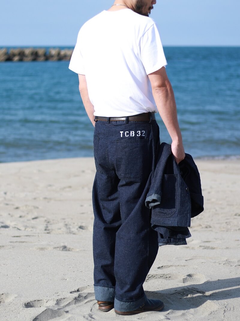 TCB jeans TCBジーンズ シーメンズトラウザー Seamens Trousers USN デッキパンツ