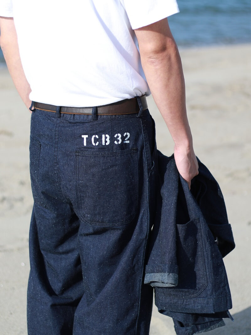 TCB jeans TCBジーンズ シーメンズトラウザー Seamens Trousers USN デッキパンツ