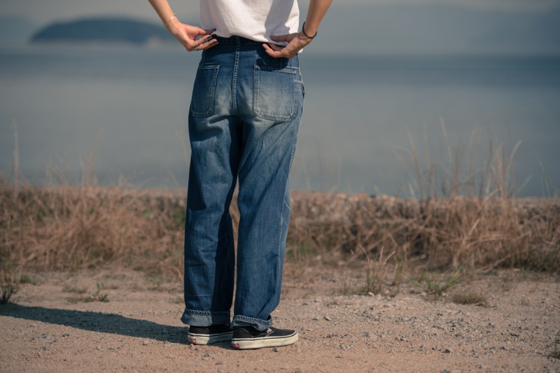 TCB jeans TCBジーンズ シーメンズトラウザー Seamens Trousers USN デッキパンツ