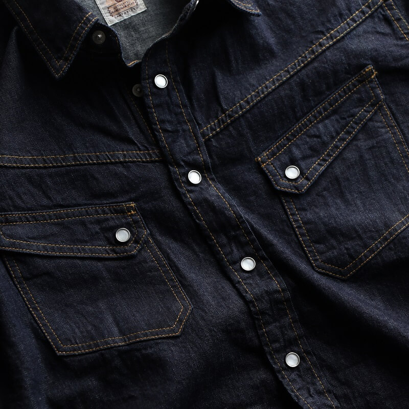 TCB jeans TCBジーンズ TCB RANCHMAN Shirt DENIM ランチマンウエスタンシャツ デニム