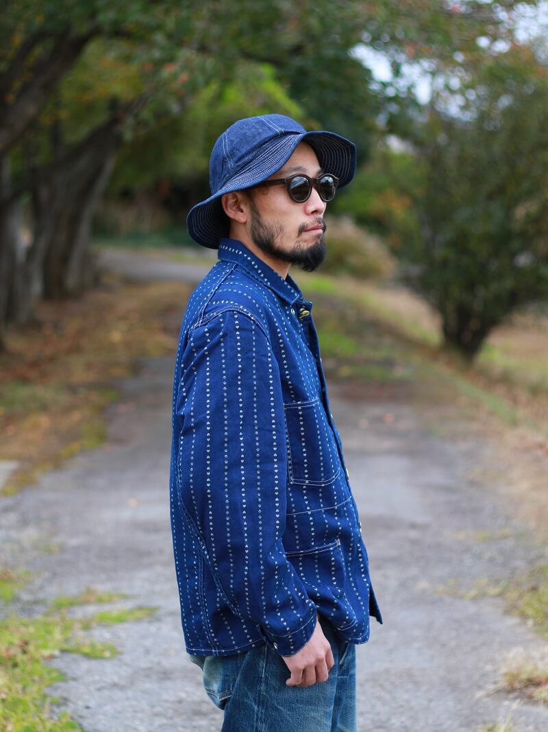 TCB jeans TCBジーンズ Cathartt Chore Coat Paw Stripe キャットハート チョアコート