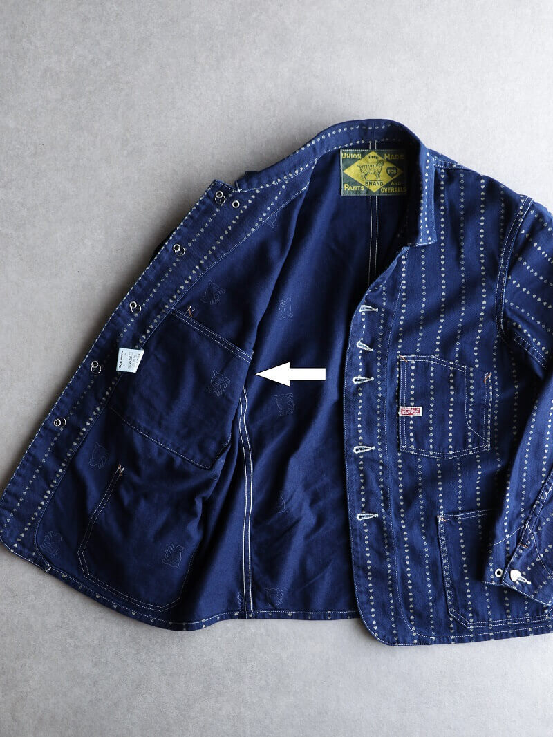TCB jeans TCBジーンズ Cathartt Chore Coat Paw Stripe キャットハート チョアコート