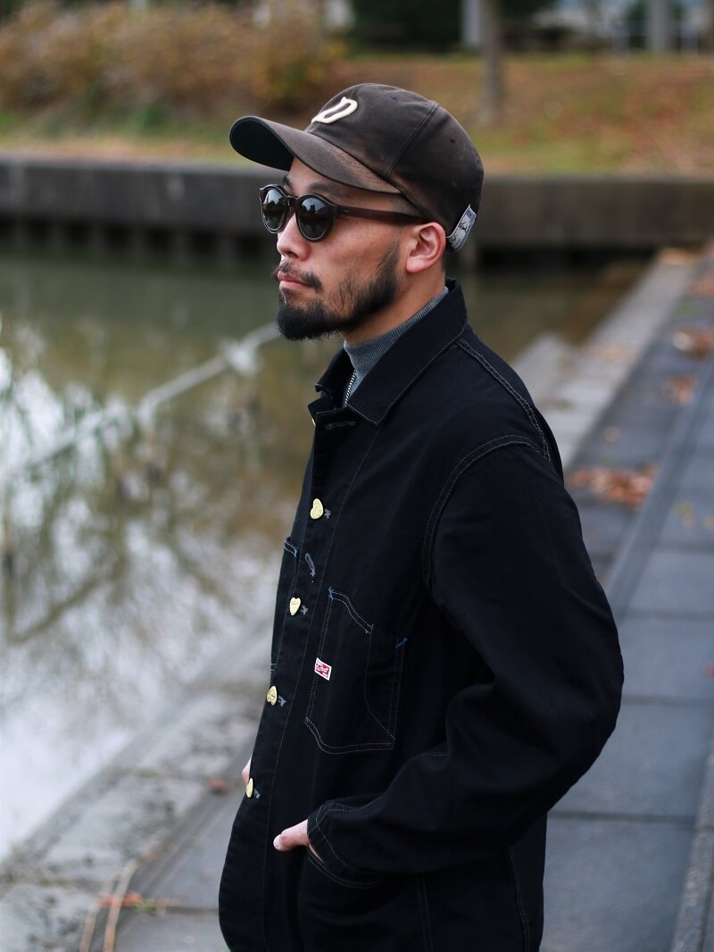 TCB jeans TCBジーンズ Cathartt Chore Coat Black/Black キャットハート チョアコート