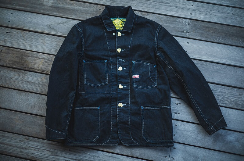 TCB jeans TCBジーンズ Cathartt Chore Coat Black/Black キャットハート チョアコート