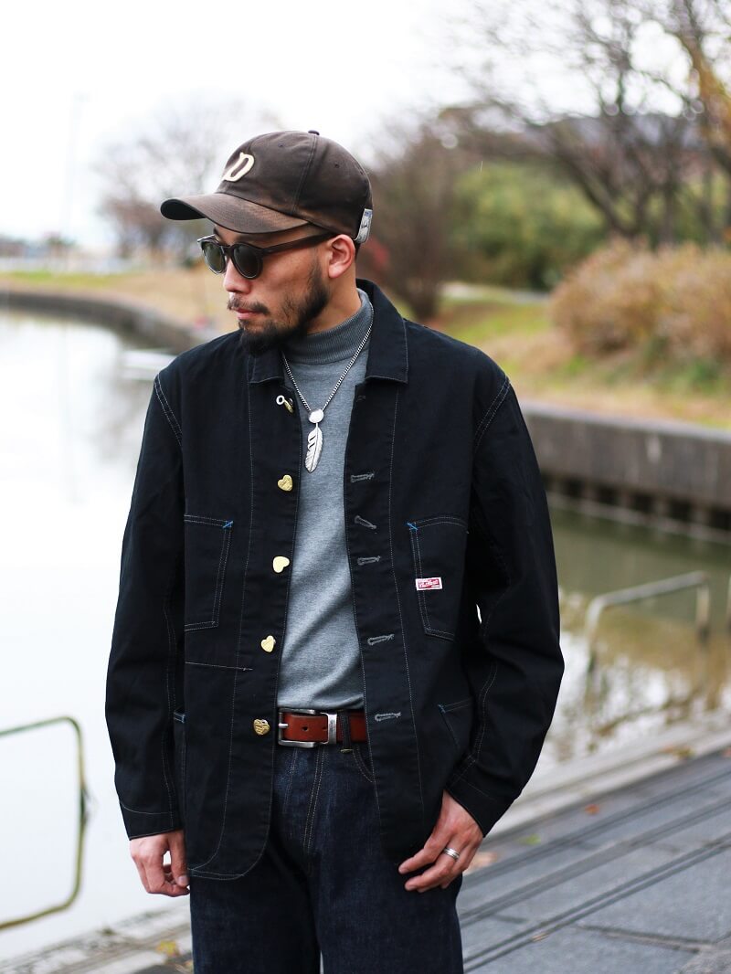 TCB jeans TCBジーンズ Cathartt Chore Coat Black/Black キャット ...