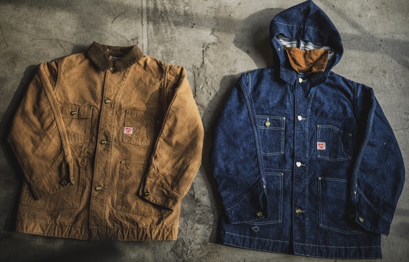 TCBjeans チョアジャケット　40 ブラウンダック　 カバーオール