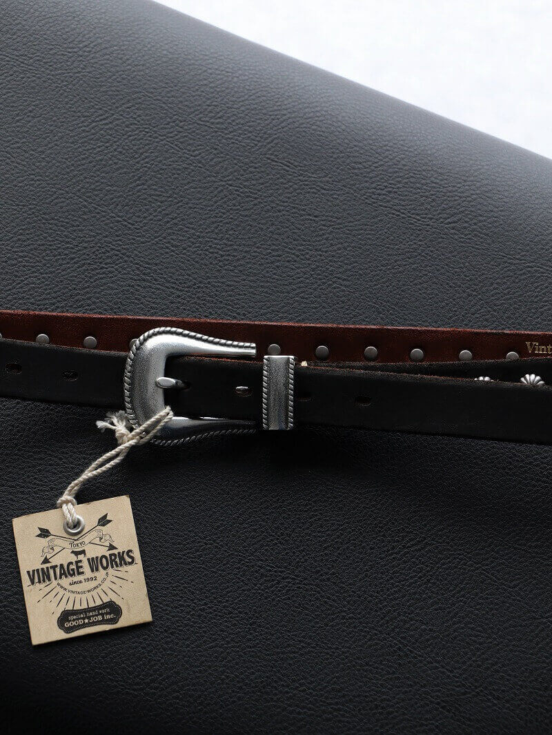 Vintage Works ヴィンテージワークス Leather belt 7Hole レザーベルト