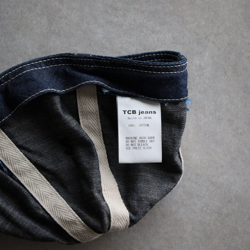 TCB jeans TCBジーンズ TCB 40's CAP DENIM デニムキャップ