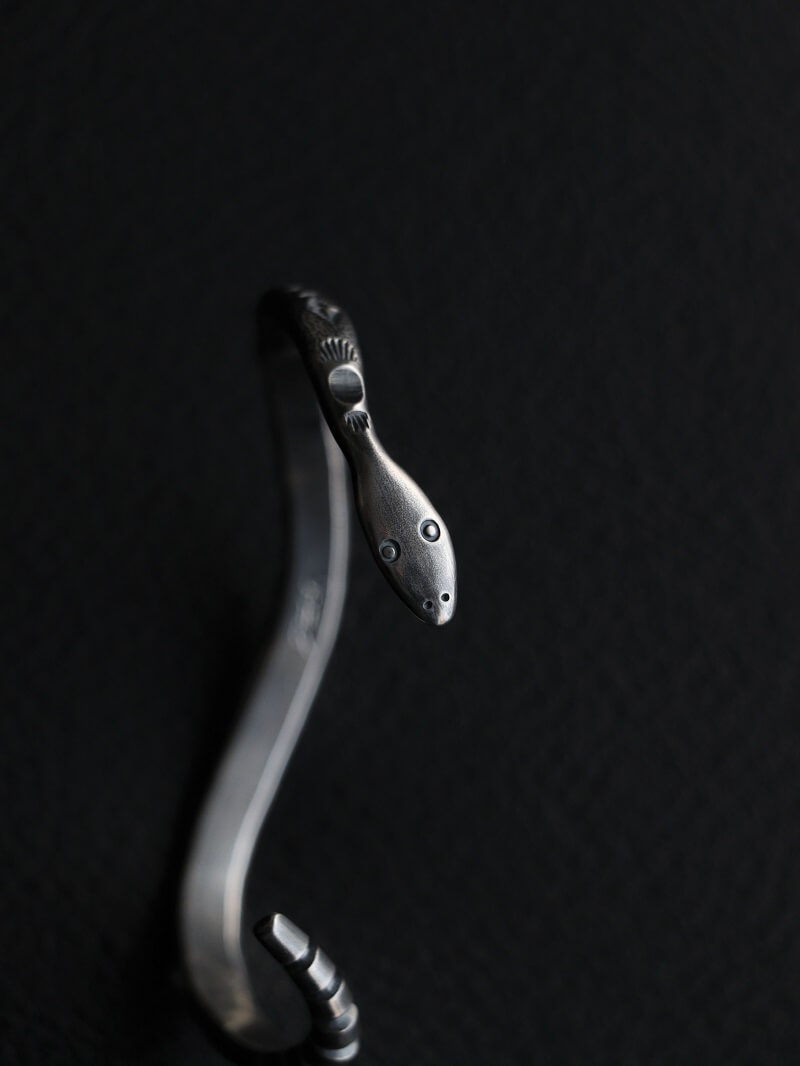 hemlock ヘムロック Snakebangle Silver スネークバングル シルバー