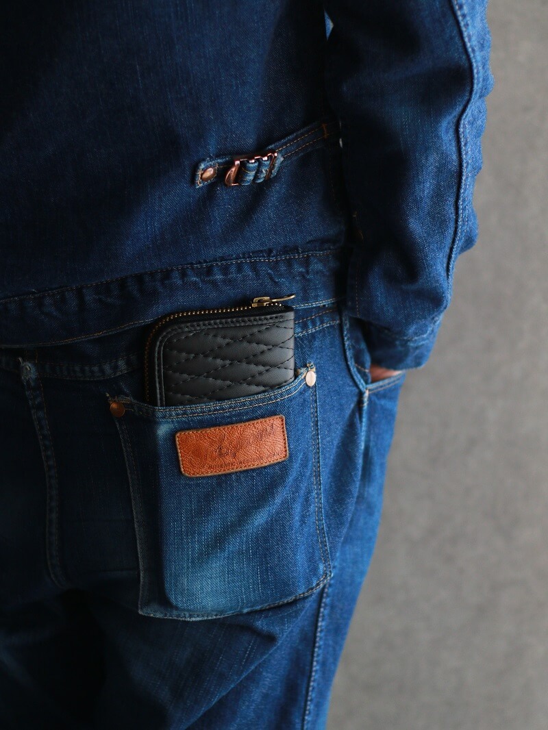 BACKDROP Leathers バックドロップレザーズ ZIP WALLET ジップウォレット