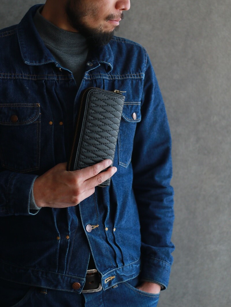 BACKDROP Leathers バックドロップレザーズ ZIP WALLET ジップウォレット