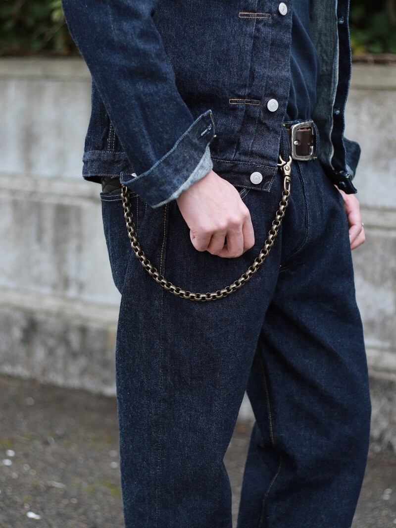 BACKDROP Leathers バックドロップレザーズ WALLET CHAIN Brass ウォレットチェーン 真鍮