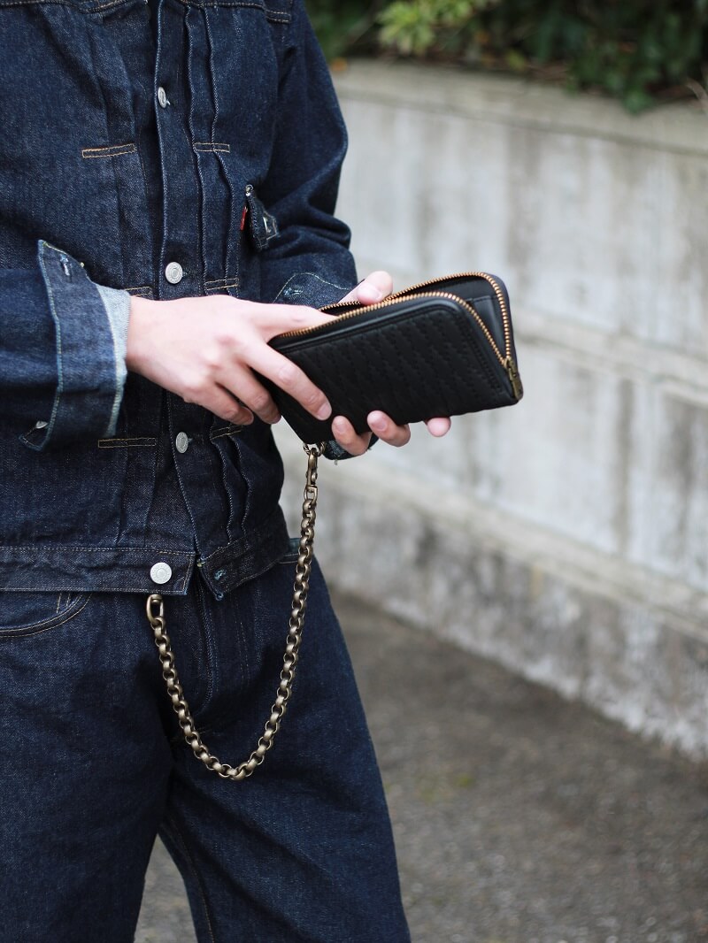 BACKDROP Leathers バックドロップレザーズ WALLET CHAIN Brass