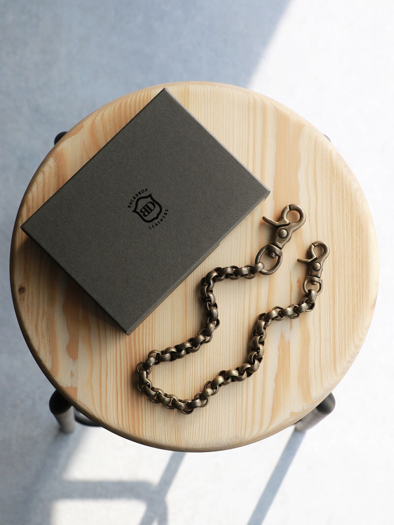 BACKDROP Leathers バックドロップレザーズ WALLET CHAIN Brass ウォレットチェーン 真鍮