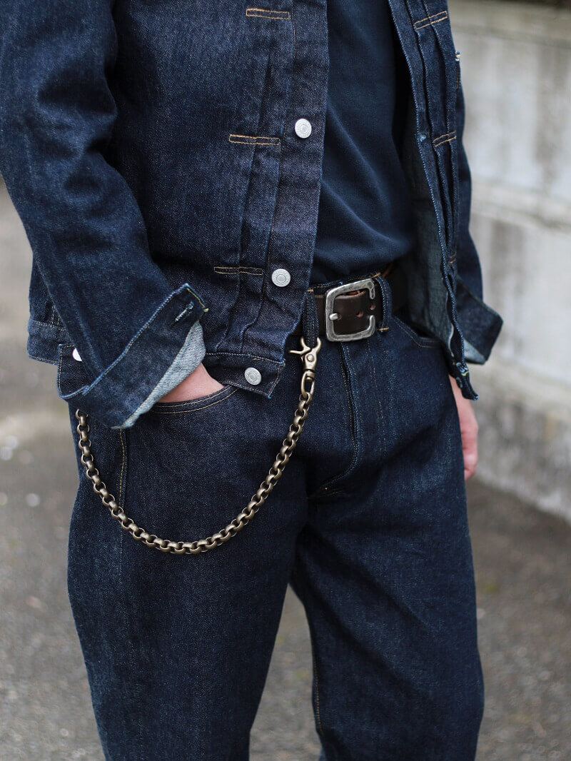 BACKDROP Leathers バックドロップレザーズ WALLET CHAIN Brass ウォレットチェーン 真鍮