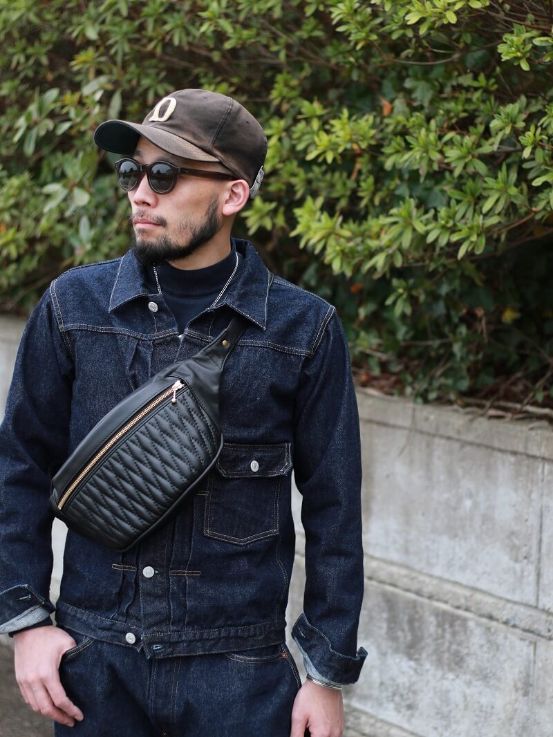 BACKDROP Leathers バックドロップレザーズ DIA WAISTBAG ダイヤ