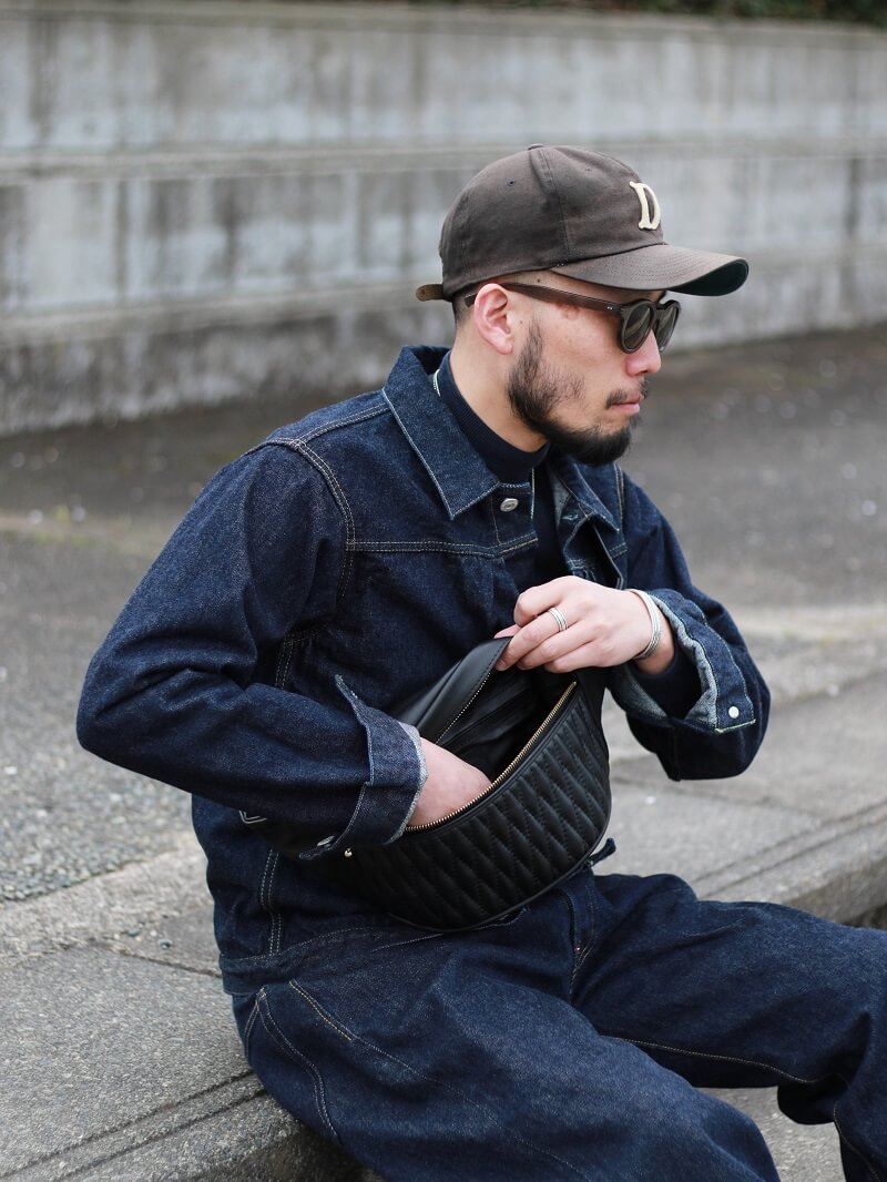 BACKDROP Leathers バックドロップレザーズ DIA WAISTBAG ダイヤ ...