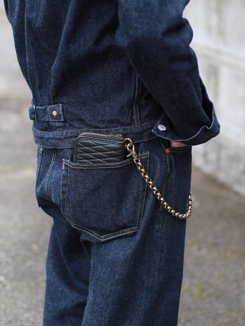 BACKDROP Leathers バックドロップレザーズ WALLET CHAIN Brass ウォレットチェーン 真鍮