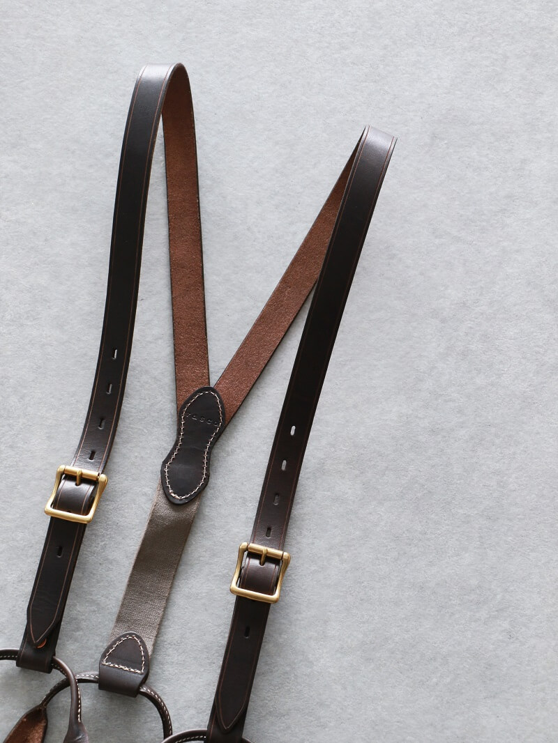 vasco ヴァスコ 別注 LEATHER SUSPENDER レザーサスペンダー