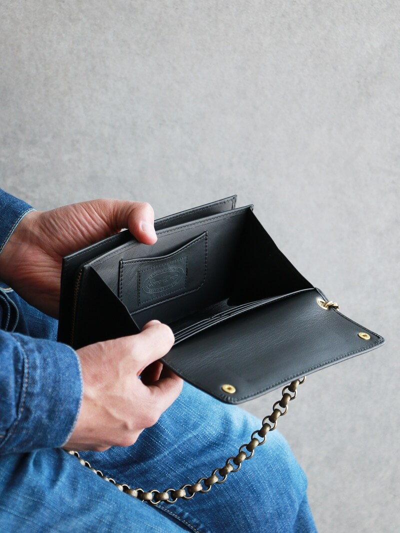 BACKDROP Leathers バックドロップレザーズ LONG BILL WALLET ロング ビル ウォレット