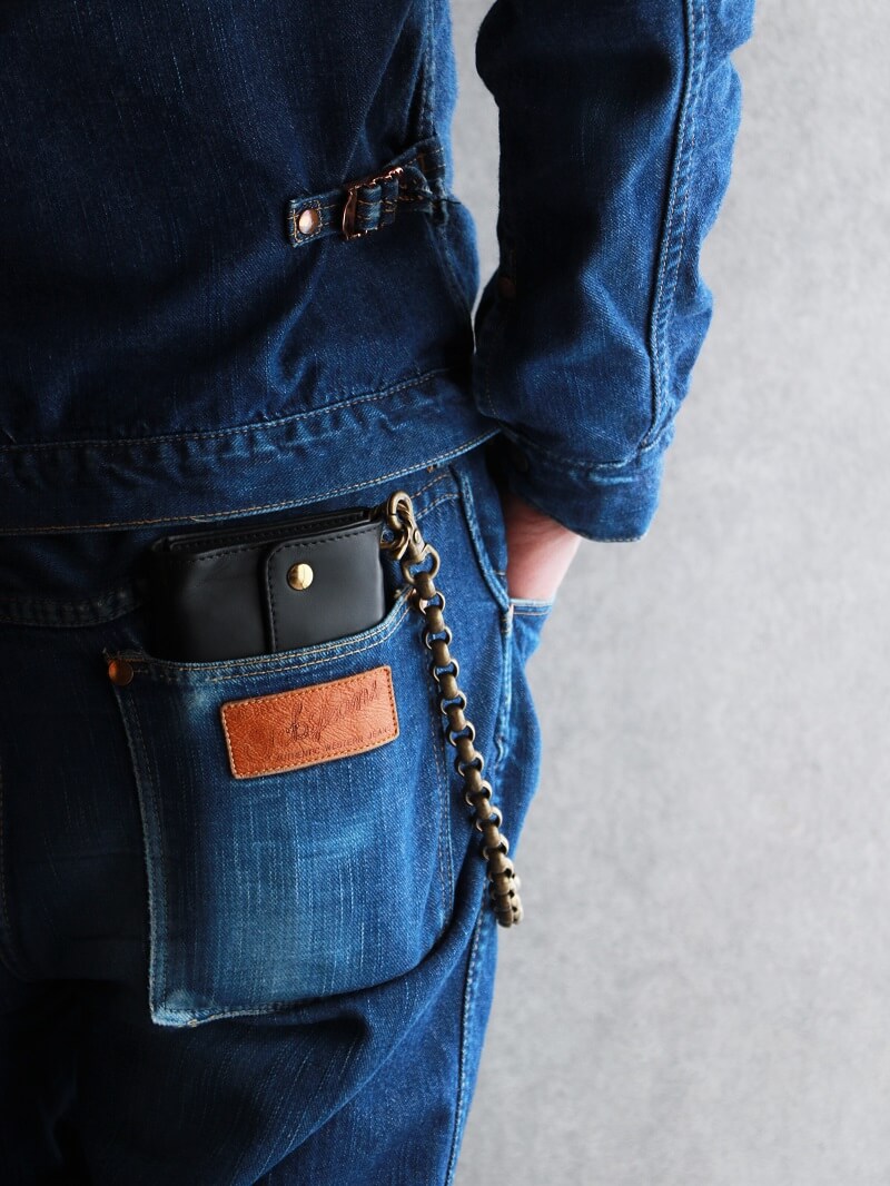 BACKDROP Leathers バックドロップレザーズ LONG BILL WALLET ロング ビル ウォレット