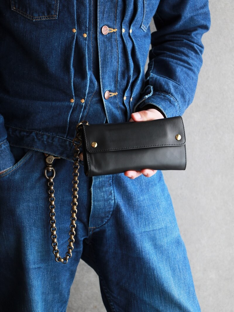 BACKDROP Leathers バックドロップレザーズ LONG BILL WALLET ロング ビル ウォレット