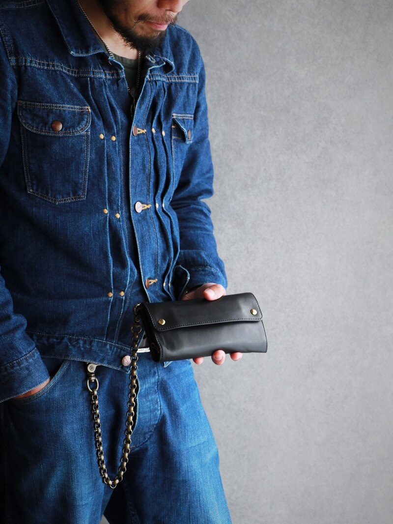 BACKDROP Leathers バックドロップレザーズ LONG BILL WALLET ロング ビル ウォレット