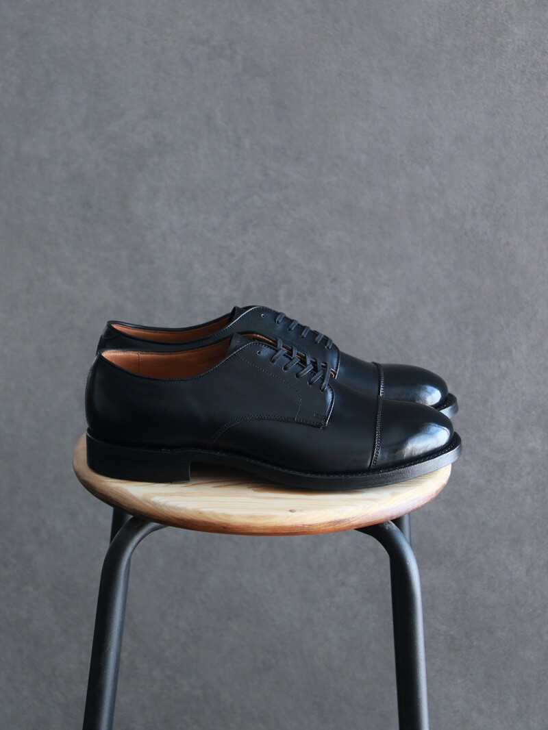 WHEEL ROBE ウィールローブ 別注 STRAIGHT TIP BLUCHER Last #1228 ストレートチップ ブルッチャー BLACK #15073Q