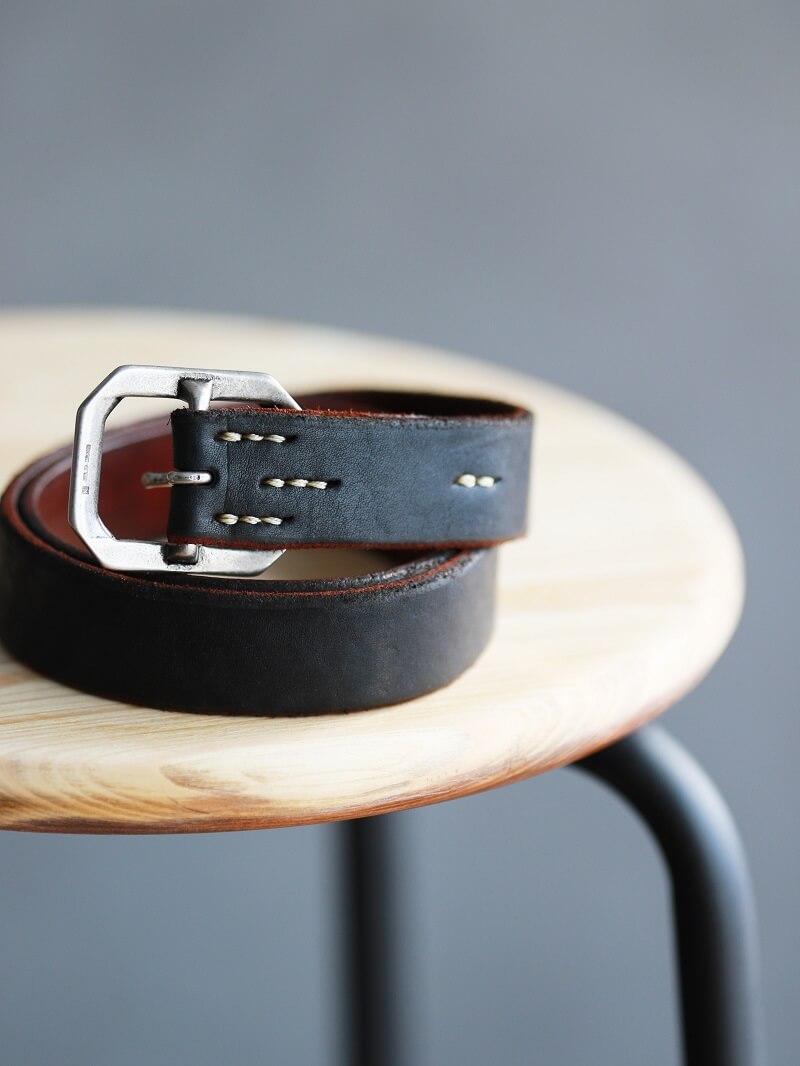 Vintage Works ヴィンテージワークス Leather belt 7Hole レザーベルト 7ホール コンチョ 茶芯 DH5726 CH-3