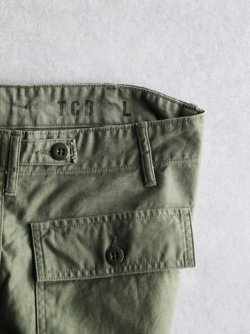 TCB jeans TCBジーンズ TCB 50's BAKER PT ベイカーパンツ オリーブ