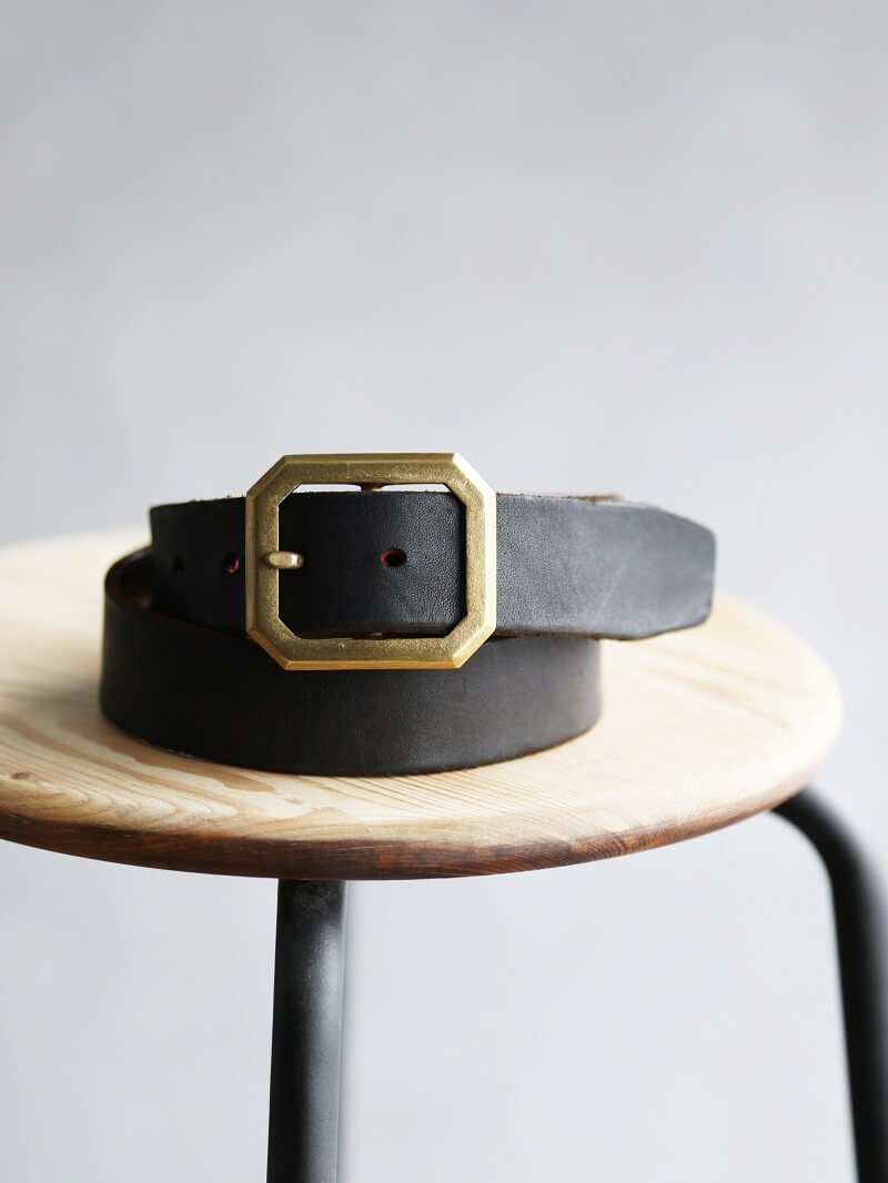 Vintage Works ヴィンテージワークス Leather belt 5Hole レザーベルト 5ホール 茶芯 DH684