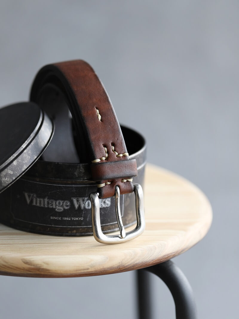 Vintage Works ヴィンテージワークス Leather belt レザーベルト 