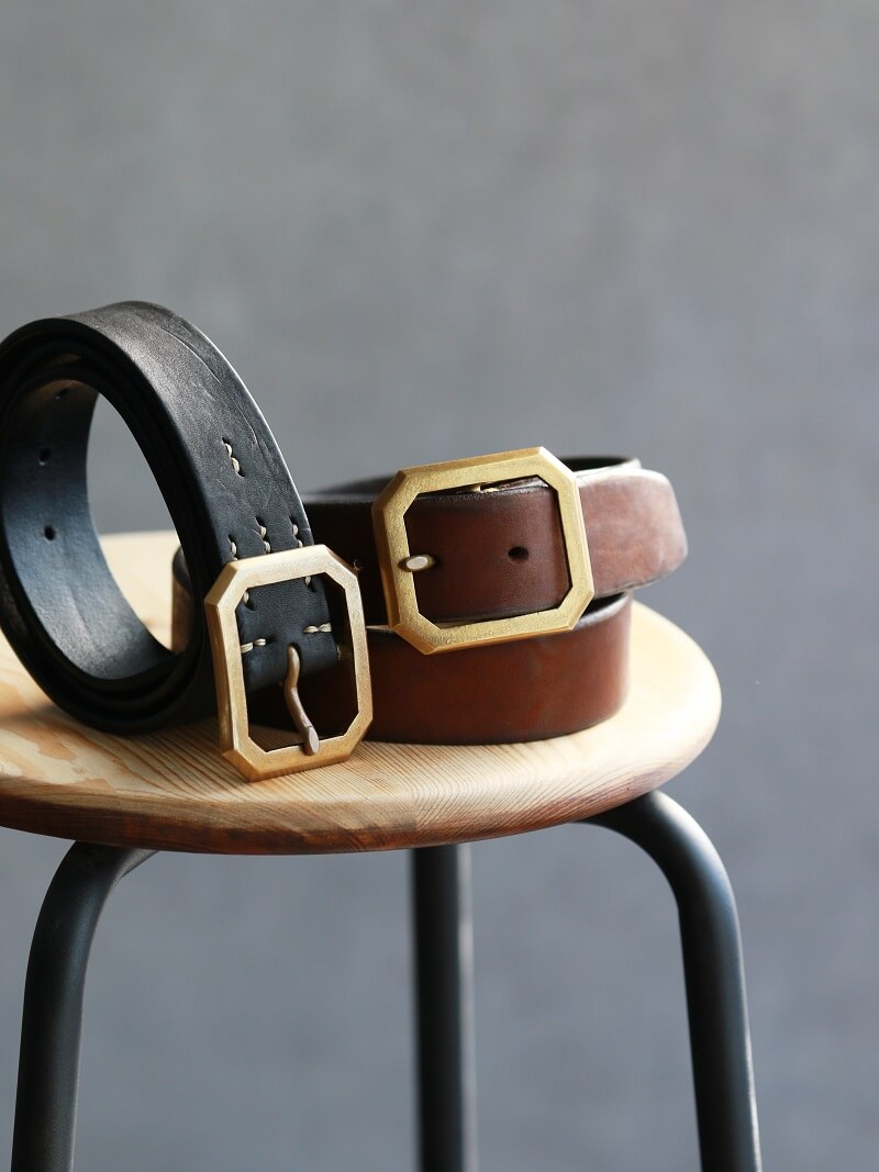 Vintage Works ヴィンテージワークス Leather belt 7Hole レザーベルト ...