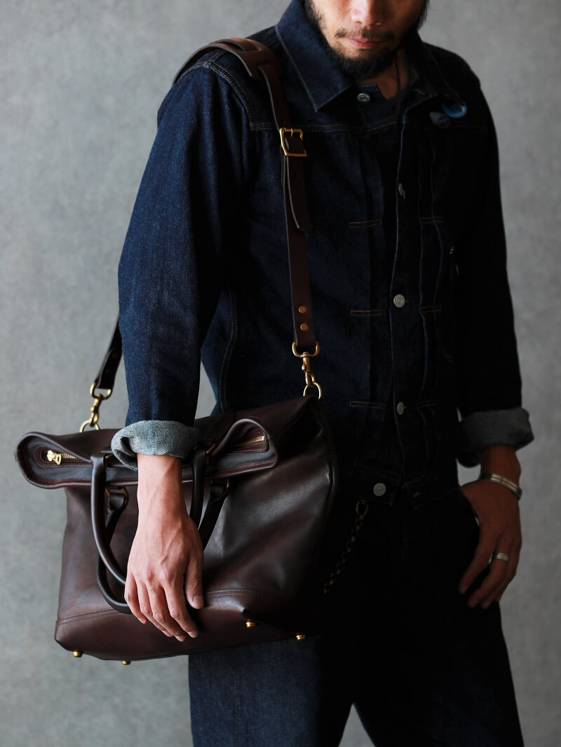 vasco ヴァスコ LEATHER NELSON 2WAY BAG レザーネルソン2WAYバッグ