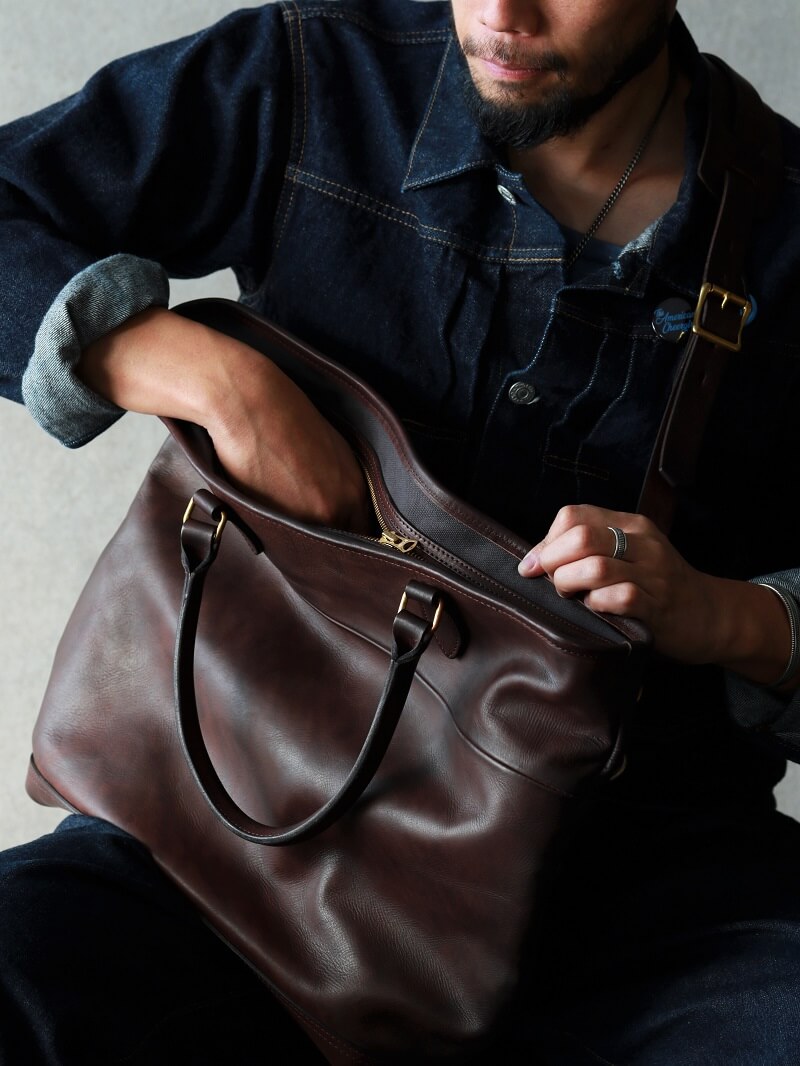 vasco ヴァスコ LEATHER NELSON 2WAY BAG レザーネルソン2WAYバッグ