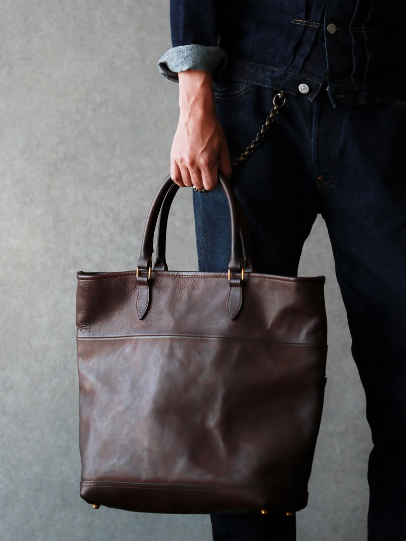 vasco ヴァスコ LEATHER NELSON 2WAY BAG レザーネルソン2WAYバッグ ブラウン VS-244LS